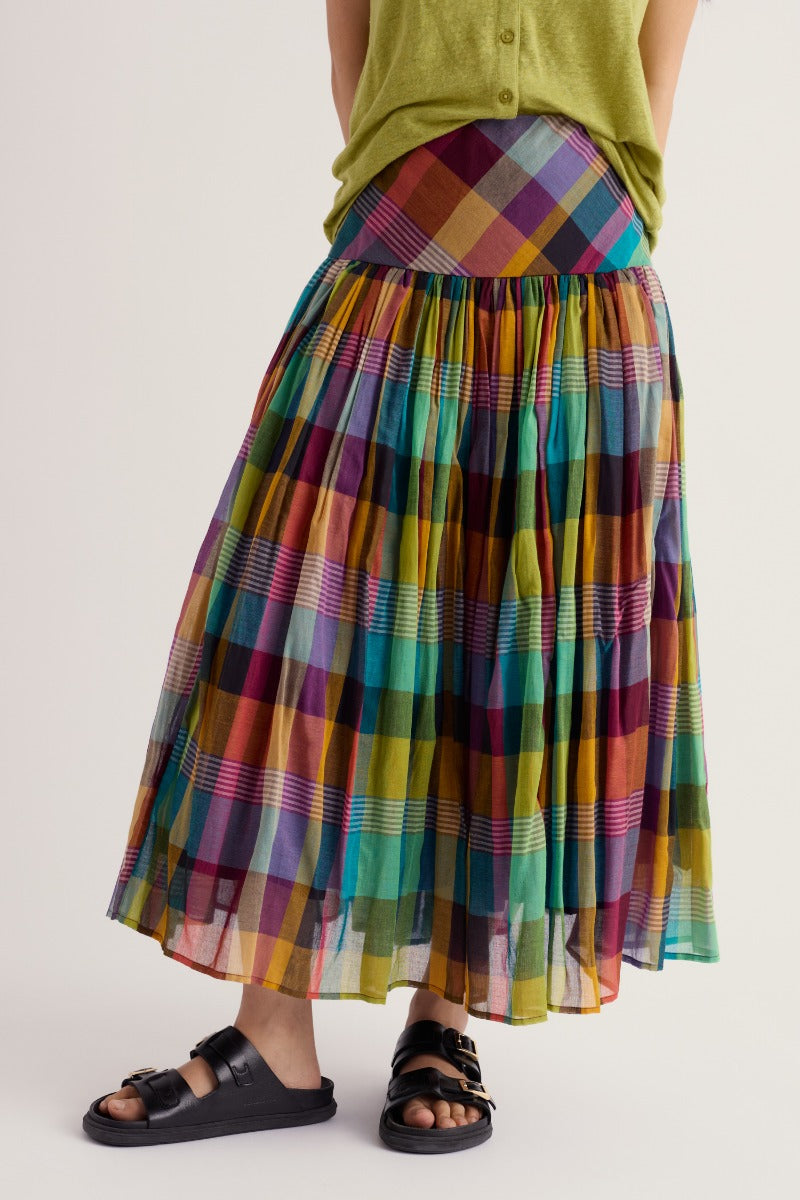 Exhibition Skirt with Dropped Waist