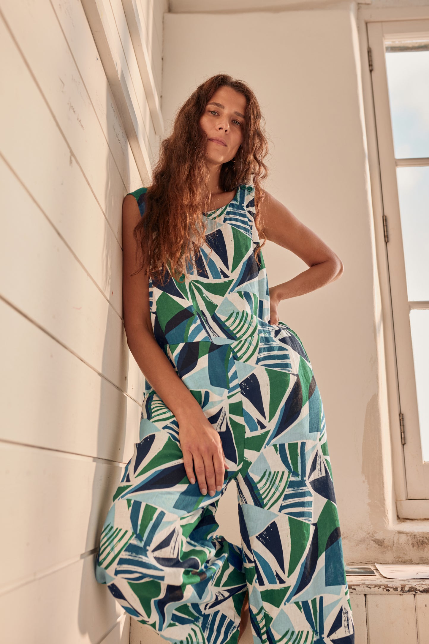 Salt Air Wide Leg Jumpsuit